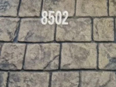 Cobblestone stamped concrete pattern sample #8502