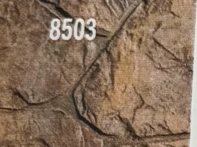 Fieldstone stamped concrete pattern sample #8503