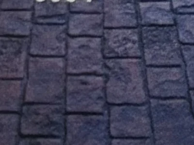 Mayan Cobblestone stamped concrete pattern sample #8504