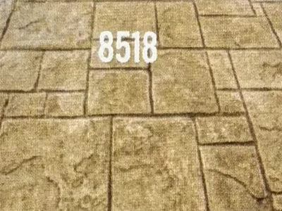 English Rivenstone stamped concrete pattern sample #8518