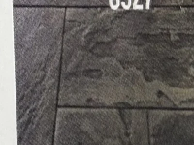 18" x 36" Bluestone stamped concrete pattern sample #8527
