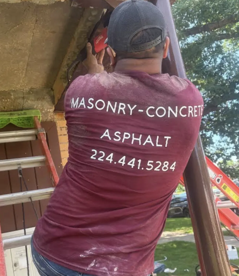 Concrete driveway installation for McHenry County home