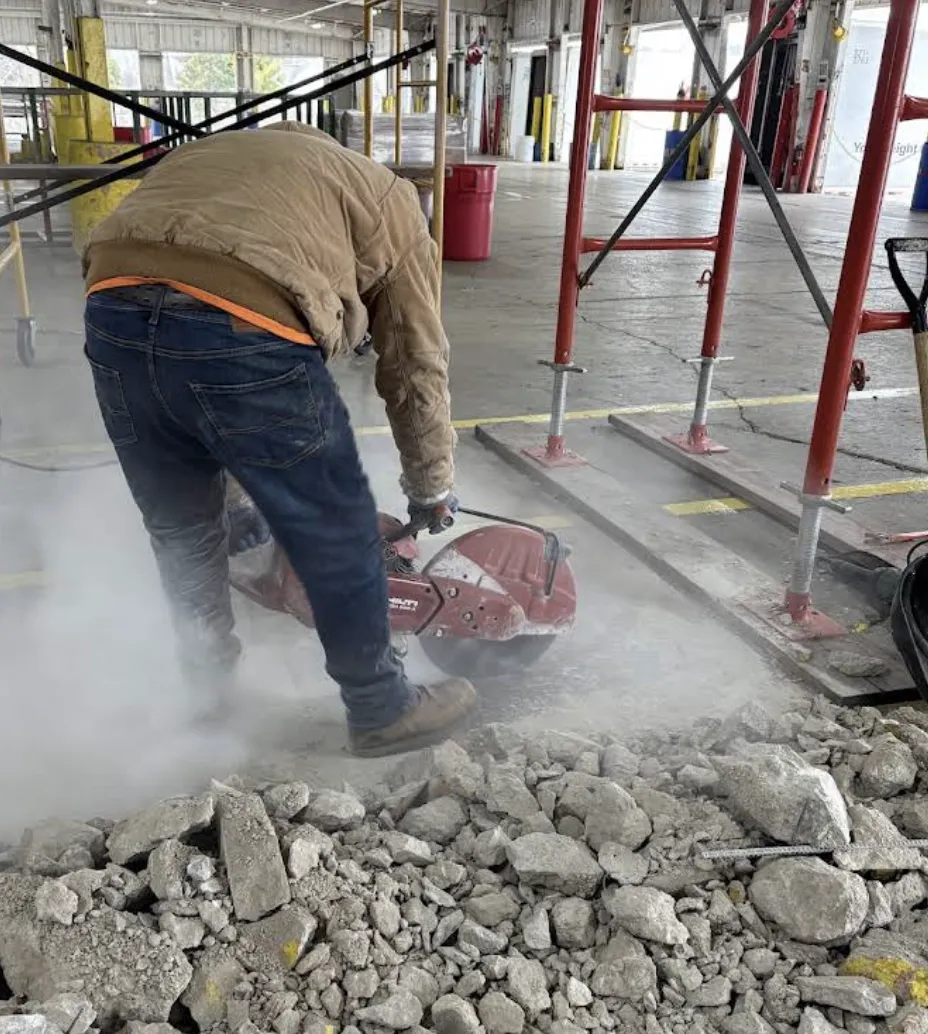 Brick tuckpointing repair on Crystal Lake IL residence