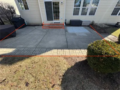 Concrete pool deck resurfacing with slip-resistant finish in Lake Zurich